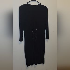 Large Heart Hips long-sleeved dress